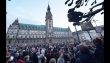 Dijital şiddet ve cinsel istismara karşı Hamburg’da da binlerce kişi sokağa çıktı