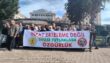 TUHAY-DER ve ÖHD’den Antalya Adliyesi önünde açıklama: Siyasi tutsaklara özgürlük